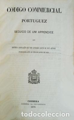 Libros antiguos: CODIGO COMMERCIAL PORTUGUEZ. - Foto 1