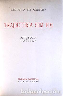 Libros antiguos: C&Eacute;RTIMA. (Ant&oacute;nio) - TRAJECT&Oacute;RIA SEM FIM. - Foto 2