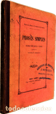 Libros antiguos: THOMAS DA SILVEIRA. (Manuel Emilio) - PROSAS SIMPLES. - Foto 2