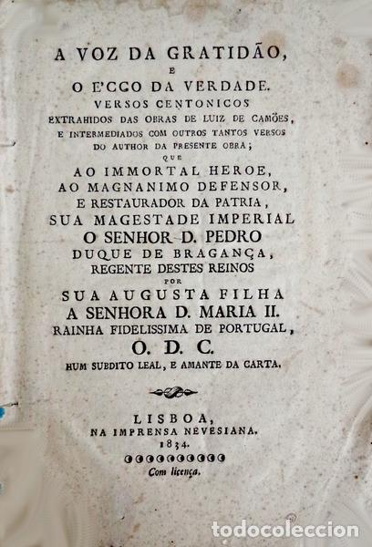 Libros antiguos: VOZ (A) DA GRATID&Atilde;O, E O E�CO DA VERDADE. - Foto 1