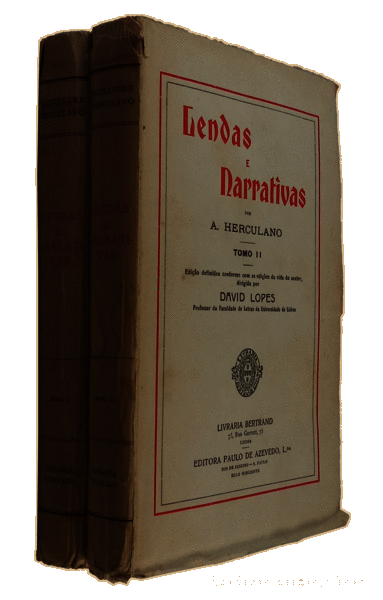 Libros antiguos: HERCULANO. (Alexandre) - LENDAS E NARRATIVAS. [BERTRAND - 25.&ordf; ED. - 1950] - Foto 4