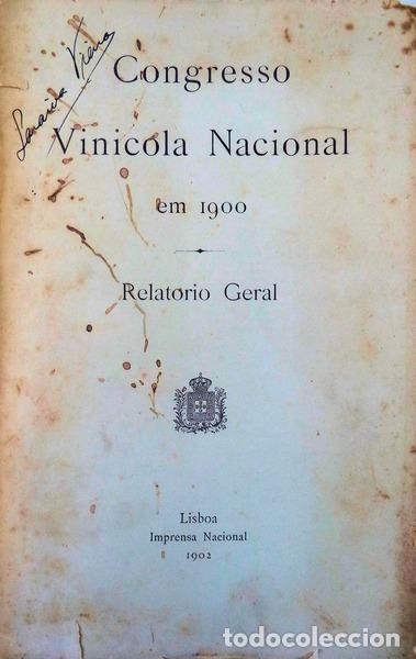 Libros antiguos: CONGRESSO VINICOLA NACIONAL EM 1900. - Foto 1