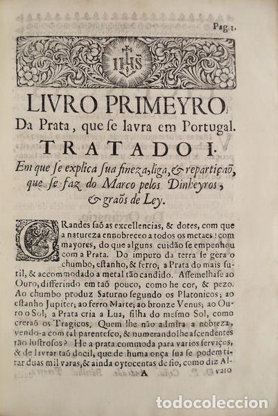 Libros antiguos: SILVA. (Ant&oacute;nio da) - DIRECTORIO PRATICO DA PRATA, E OURO, - Foto 2