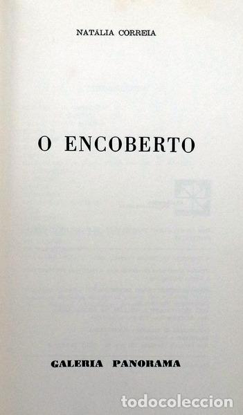 Libros antiguos: CORREIA. (Nat&aacute;lia) - O ENCOBERTO. - Foto 2