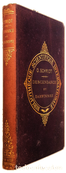 Libros antiguos: SCHMIDT. (O.) - DESCENDANCE ET DARWINISME. - Foto 3