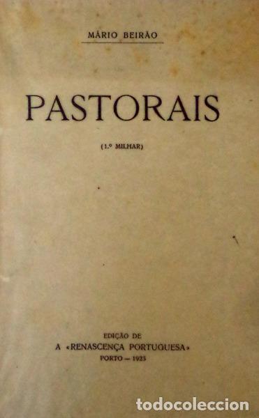 Libros antiguos: BEIR&Atilde;O. (M&aacute;rio) - PASTORAIS. - Foto 1