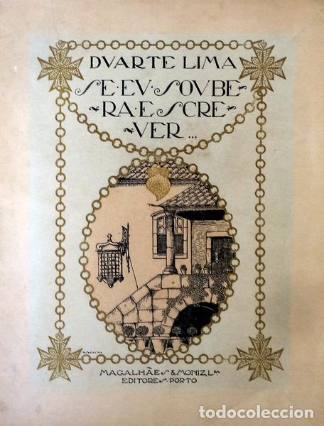 Libros antiguos: LIMA. (Duarte) - SE EV SOVBERA ESCREVER. - Foto 1