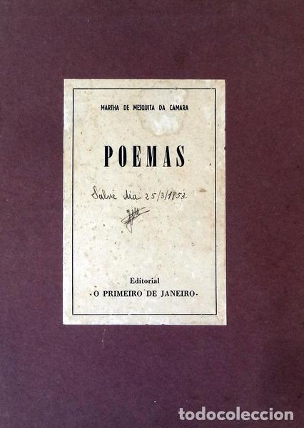 Libros antiguos: MESQUITA DA C&Acirc;MARA. (Martha) - POEMAS. - Foto 1