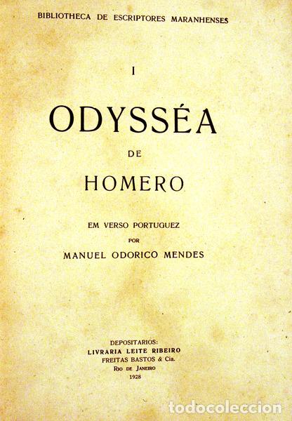Libros antiguos: HOMERO. - ODYSS&Eacute;A. - Foto 3