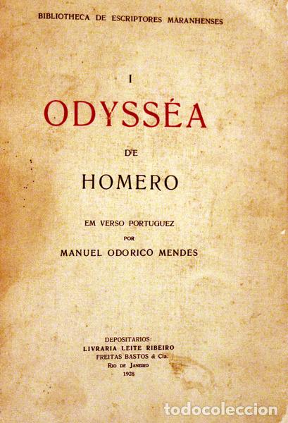 Libros antiguos: HOMERO. - ODYSS&Eacute;A. - Foto 1