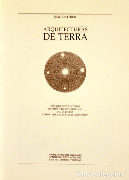 Libros antiguos: DETHIER. (Jean) - ARQUITECTURAS DE TERRA. [1993] - Foto 2