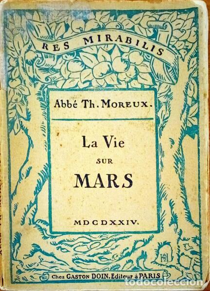 Libros antiguos: MOREUX. (Abb&eacute; Th.) - LA VIE SUR MARS. - Foto 1