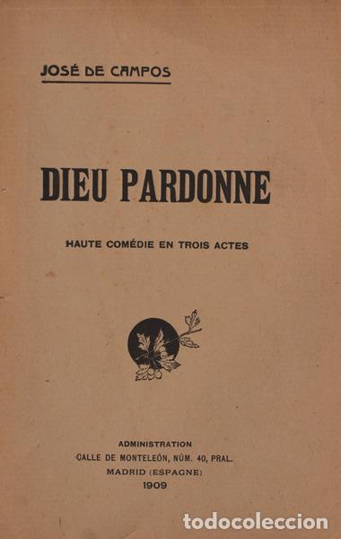 Libros antiguos: CAMPOS. (Jos&eacute; de) - DIEU PARDONNE. - Foto 3