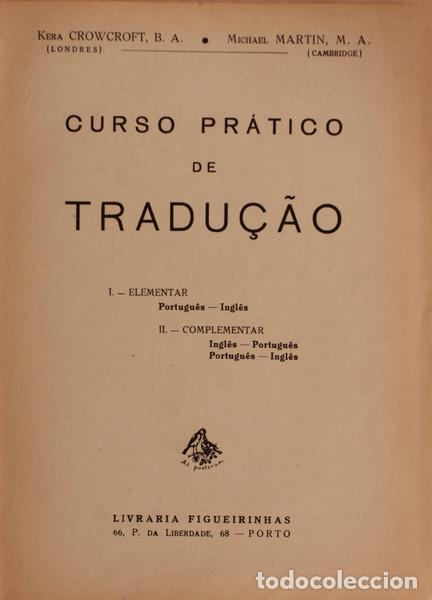 Libros antiguos: CROWCROFT. (Kera) e Michel Martin. - CURSO PR&Aacute;TICO DE TRADU&Ccedil;&Atilde;O. - Foto 2