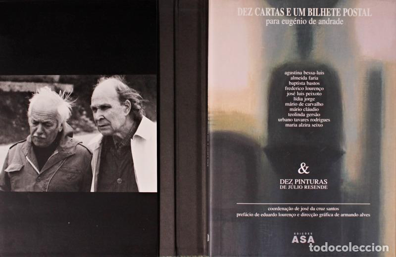 Libros antiguos: DEZ CARTAS E UM BILHETE POSTAL PARA EUG&Eacute;NIO DE ANDRADE. - Foto 3