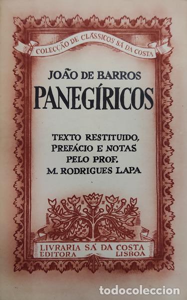 Libros antiguos: BARROS. (Jo&atilde;o de) - PANEG&Iacute;RICOS. - Foto 1