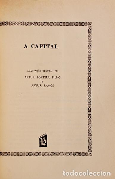 Libros antiguos: E&Ccedil;A DE QUEIROZ. (Jos&eacute; Maria de) - A CAPITAL. - Foto 1