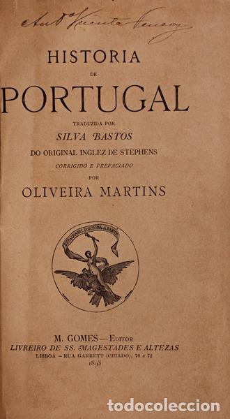 Libros antiguos: MORSE STEPHENS. (H) - HISTORIA DE PORTUGAL. - Foto 1