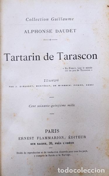 Libros antiguos: DAUDET. (Alphonse) - TARTARIN DE TARASCON. - Foto 1