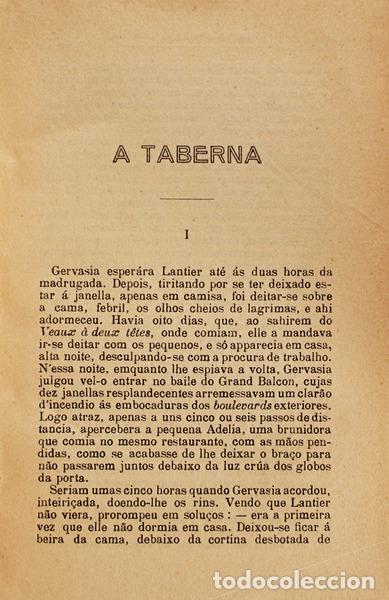Libros antiguos: ZOLA. (&Eacute;mile) - A TABERNA. - Foto 2
