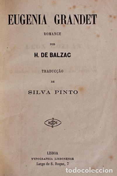 Libros antiguos: BALZAC. (Honor&eacute; de) - EUGENIA GRANDET. - Foto 1
