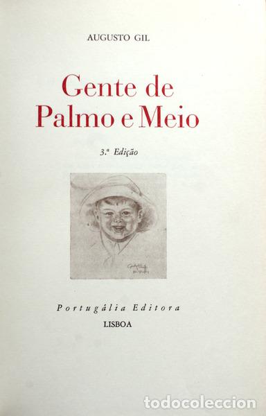 Libros antiguos: GIL. (Augusto) - GENTE DE PALMO E MEIO. [5.&ordf; EDI&Ccedil;&Atilde;O] - Foto 1