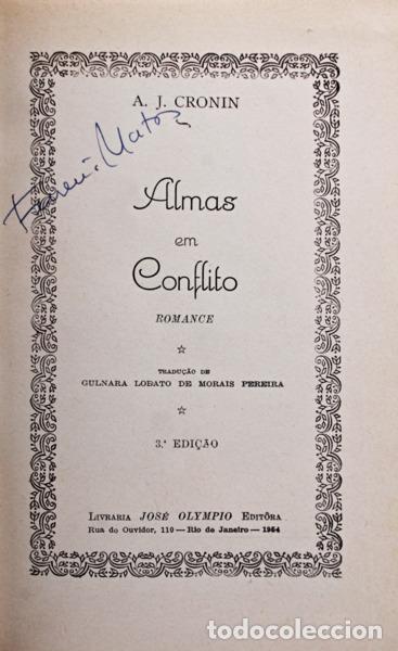 Libros antiguos: CRONIN. (Archibald Joseph) - ALMAS EM CONFLITO. - Foto 1