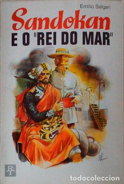 Libros antiguos: SALGARI. (Em&iacute;lio) - SANDOKAN E O &laquo;REI DO MAR&raquo;. [4.&ordf; EDI&Ccedil;&Atilde;O] - Foto 1