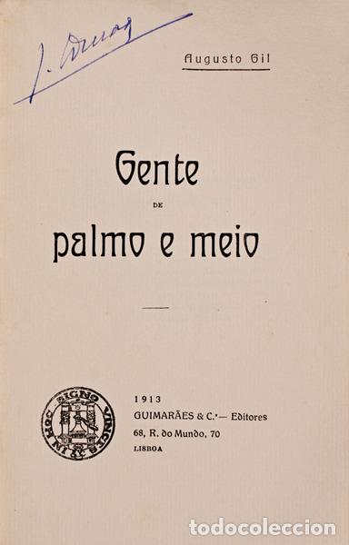 Libros antiguos: GIL. (Augusto) - GENTE DE PALMO E MEIO. [2.&ordf; EDI&Ccedil;&Atilde;O] - Foto 1