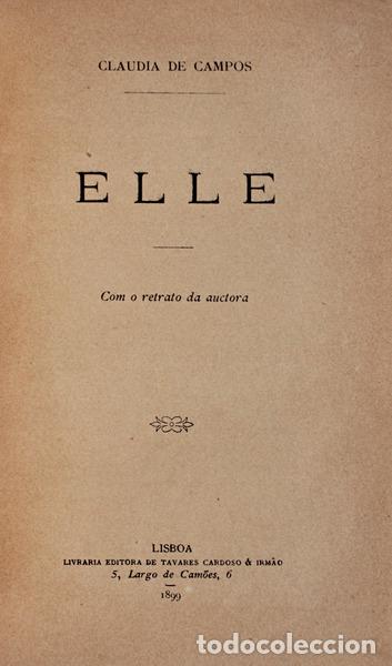 Libros antiguos: CAMPOS. (Claudia de) - ELLE. - Foto 1