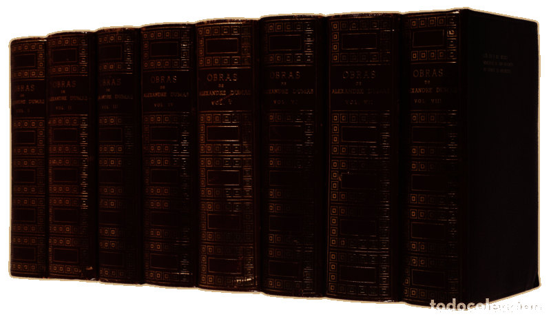 Libros antiguos: DUMAS. (Alexandre) - OBRAS DE ALEXANDRE DUMAS. [8 volumes] - Foto 4
