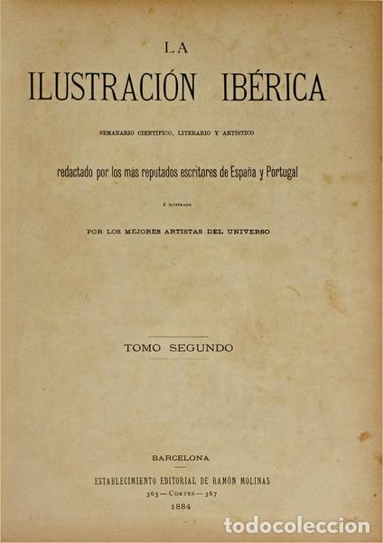 Libros antiguos: LA ILUSTRACI&Oacute;N IB&Eacute;RICA. [Volume II, 1884] - Foto 1