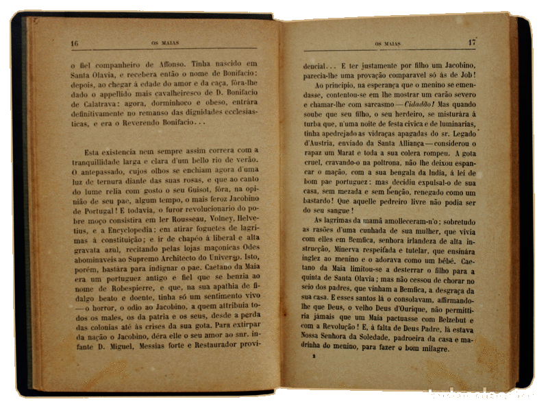 Libros antiguos: E&Ccedil;A DE QUEIROZ. (Jos&eacute; Maria de) - OS MAIAS. [2.&ordf; EDI&Ccedil;&Atilde;O] - Foto 3