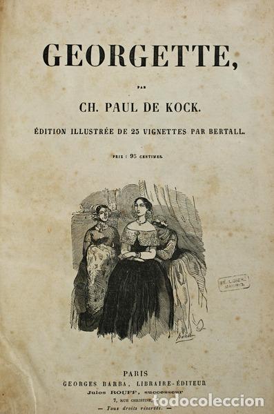 Libros antiguos: PAUL DE KOCK. (Charles) - OEUVRES. - Foto 1