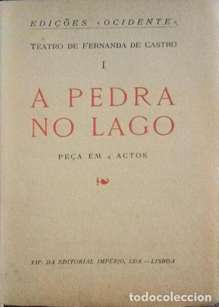 Libros antiguos: CASTRO. (Fernanda) - A PEDRA NO LAGO. - Foto 1