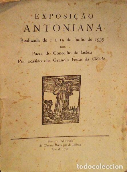 Libros antiguos: EXPOSI&Ccedil;&Atilde;O ANTONIANA. - Foto 1