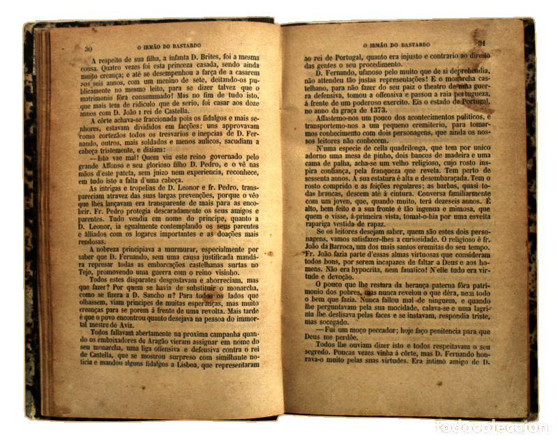 Libros antiguos: PINTO DE ALMEIDA. (Carlos) - O IRM&Atilde;O DO BASTARDO. - Foto 2