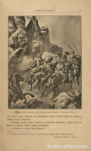 Libros antiguos: LACERDA. (Augusto de) - O RABBI DA GALIL&Eacute;A. - Foto 2