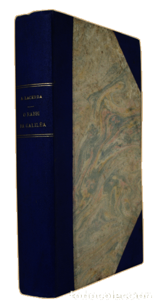 Libros antiguos: LACERDA. (Augusto de) - O RABBI DA GALIL&Eacute;A. - Foto 4