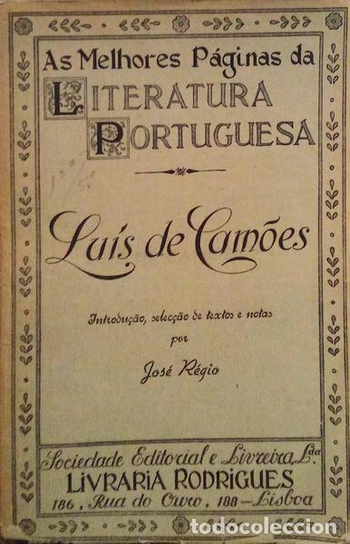 Libros antiguos: R&Eacute;GIO. (Jos&eacute;) - LU&Iacute;S DE CAM&Otilde;ES. - Foto 1