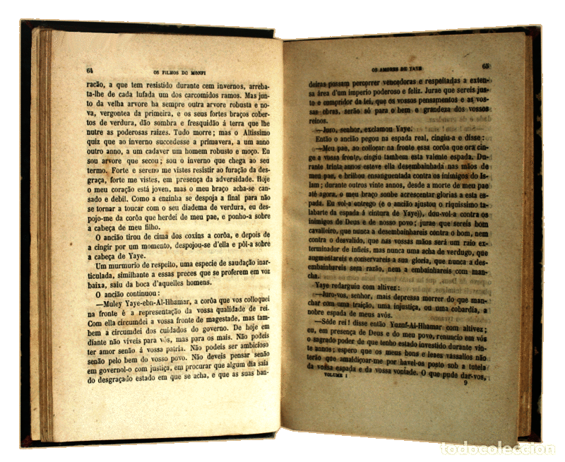 Libros antiguos: FERNANDEZ Y GONZALEZ. - OS FILHOS DO MONF&Iacute;. [2 VOL.] - Foto 3