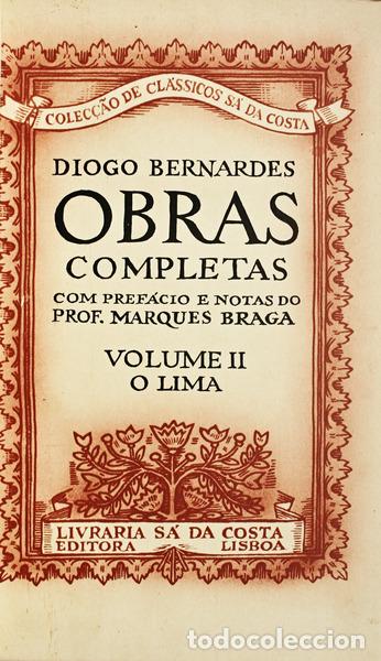Libros antiguos: BERNARDES. (Diogo) - OBRAS COMPLETAS VOLUME II. - Foto 1