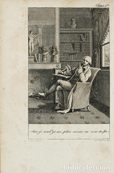Libros antiguos: DELILLE. (Jacques) - LES TROIS R&Egrave;GNES DE LA NATURE. - Foto 2