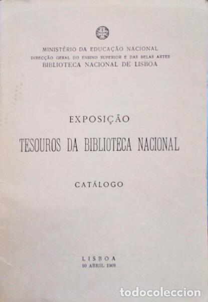 Libros antiguos: TESOUROS DA BIBLIOTECA NACIONAL.