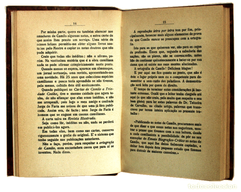 Libros antiguos: CASTELO BRANCO. (Camilo) - ESCRITOS DE CAMILO. - Foto 2