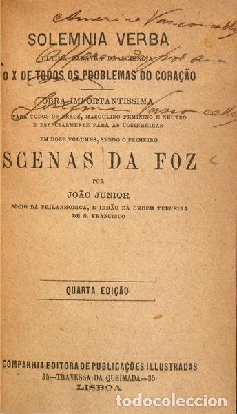 Libros antiguos: CASTELO BRANCO. (Camilo) - SCENAS DA FOZ. - Foto 1