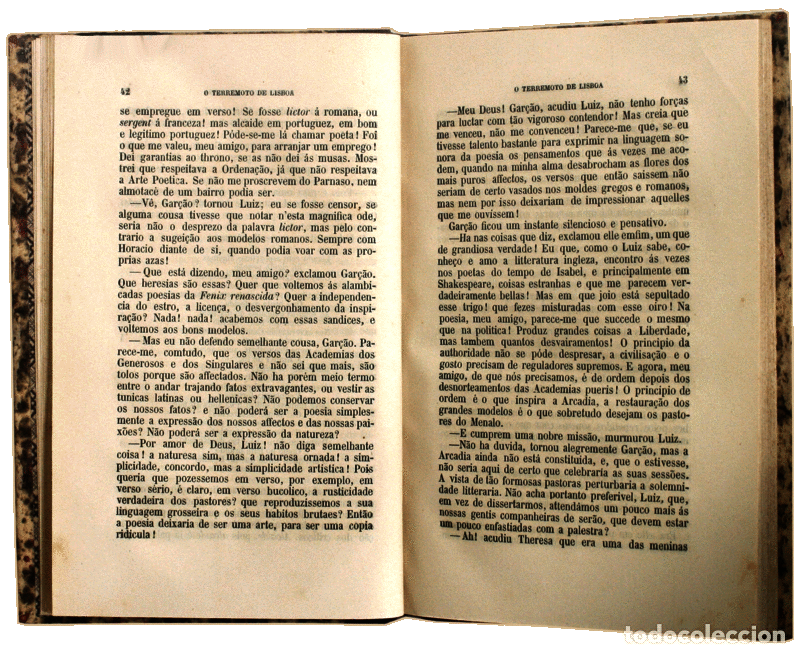 Libros antiguos: PINHEIRO CHAGAS. (M.) - O TERREMOTO DE LISBOA. - Foto 2