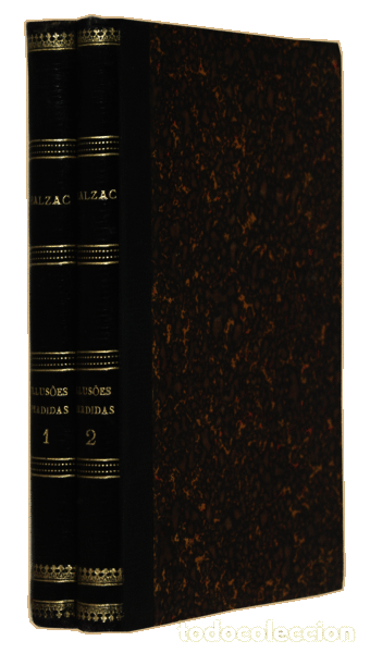 Libros antiguos: BALZAC. (Honor&eacute; de) - ILUS&Otilde;ES PERDIDAS. [2 VOLS.] - Foto 3