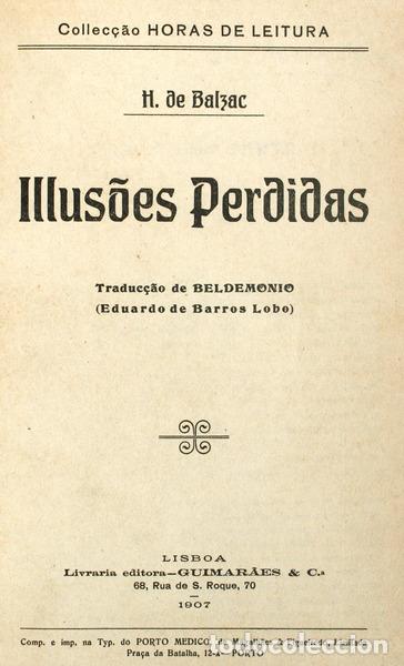 Libros antiguos: BALZAC. (Honor&eacute; de) - ILUS&Otilde;ES PERDIDAS. [2 VOLS.] - Foto 1