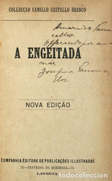 Libros antiguos: CASTELO BRANCO. (Camilo) - A ENGEITADA. - Foto 1